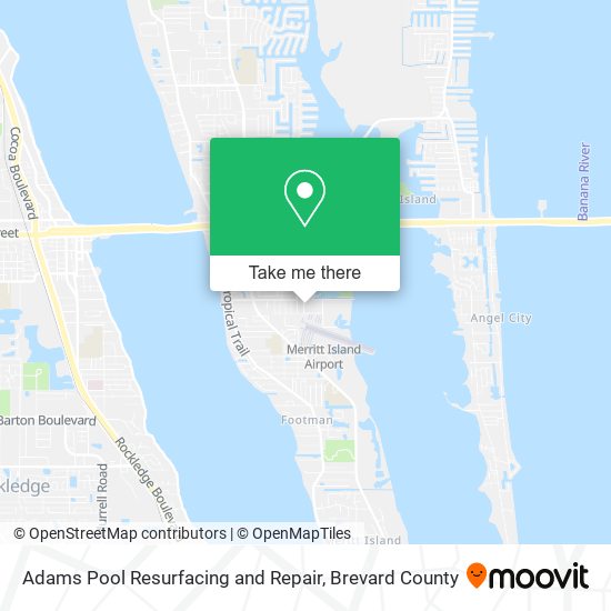 Adams Pool Resurfacing and Repair map