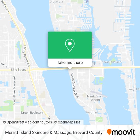 Merritt Island Skincare & Massage map