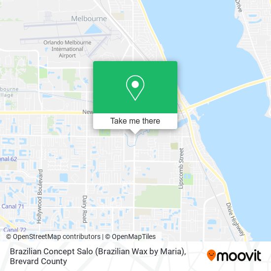 Mapa de Brazilian Concept Salo (Brazilian Wax by Maria)