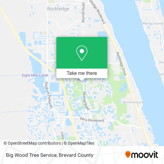 Mapa de Big Wood Tree Service