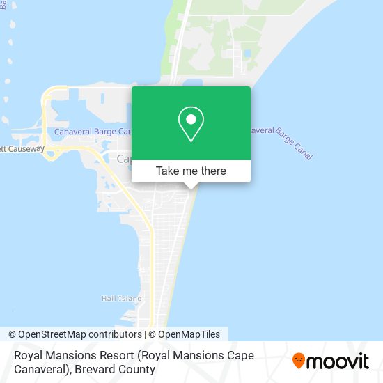 Mapa de Royal Mansions Resort (Royal Mansions Cape Canaveral)