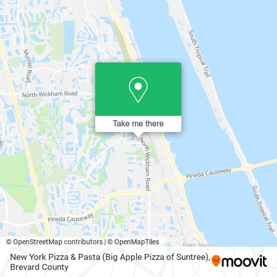 Mapa de New York Pizza & Pasta (Big Apple Pizza of Suntree)