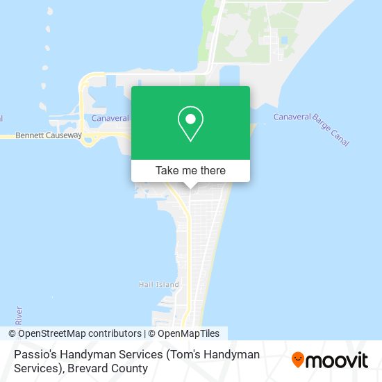 Passio's Handyman Services map