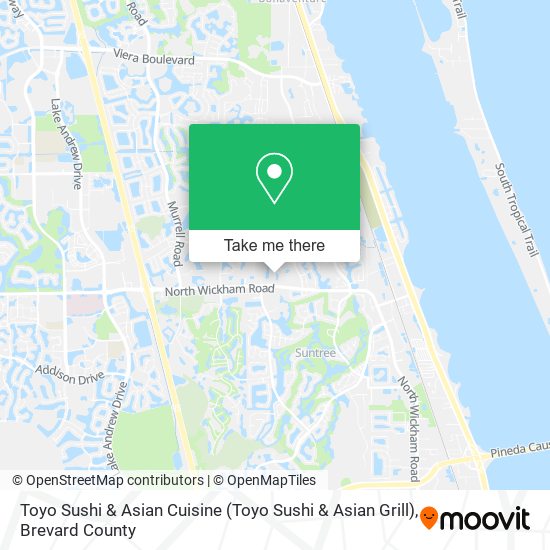 Mapa de Toyo Sushi & Asian Cuisine