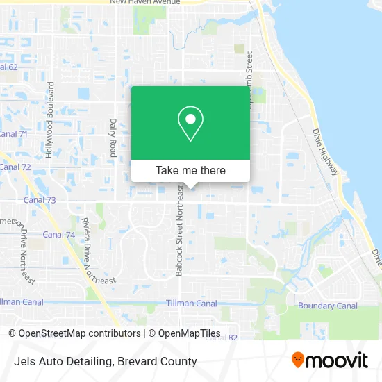 Jels Auto Detailing map