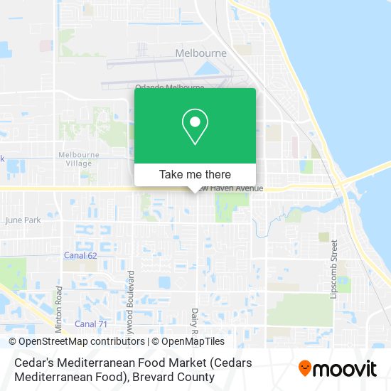 Mapa de Cedar's Mediterranean Food Market (Cedars Mediterranean Food)