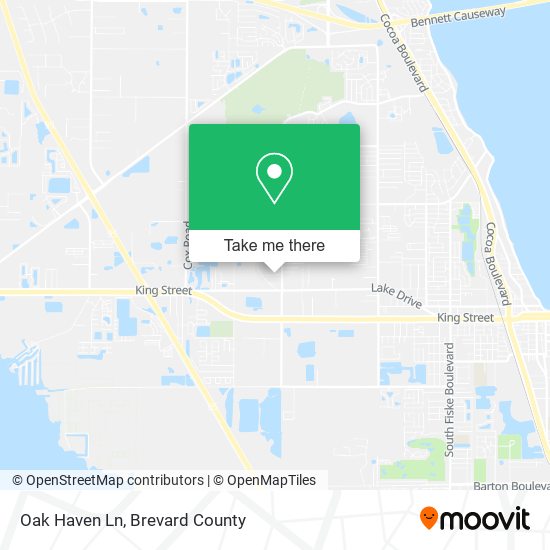 Mapa de Oak Haven Ln