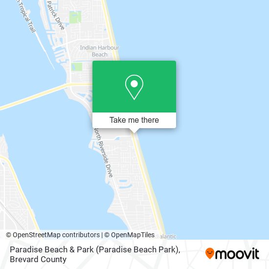 Paradise Beach & Park map