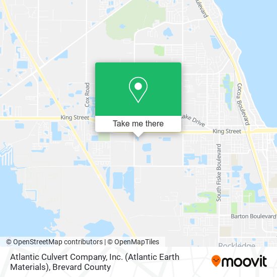 Atlantic Culvert Company, Inc. (Atlantic Earth Materials) map