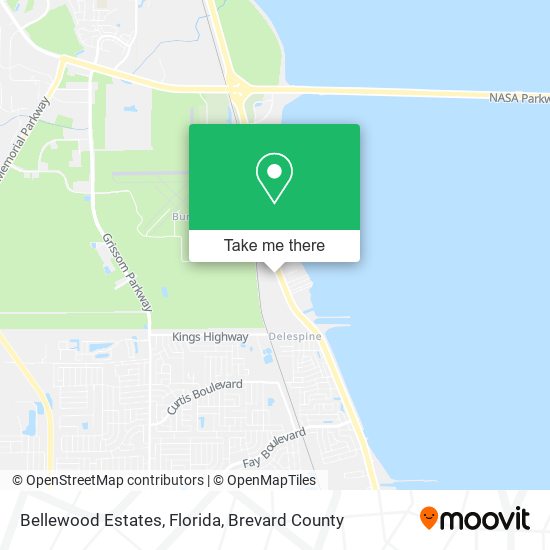 Bellewood Estates, Florida map