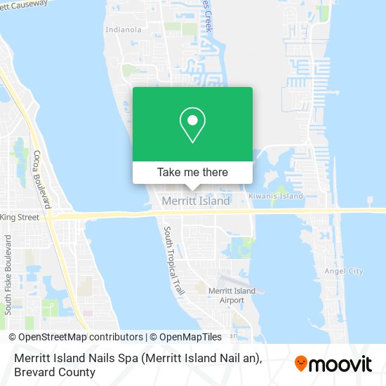 Mapa de Merritt Island Nails Spa (Merritt Island Nail an)