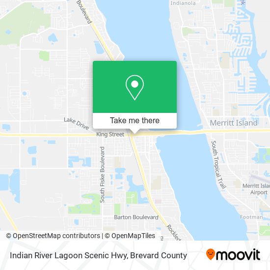 Mapa de Indian River Lagoon Scenic Hwy