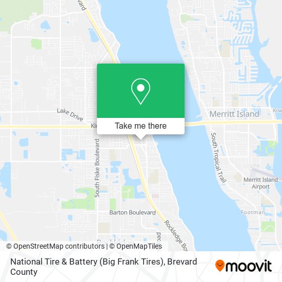 National Tire & Battery (Big Frank Tires) map