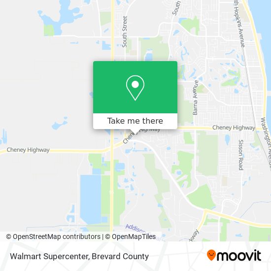 Walmart Supercenter map