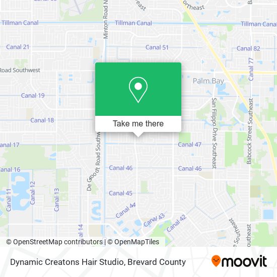 Dynamic Creatons Hair Studio map