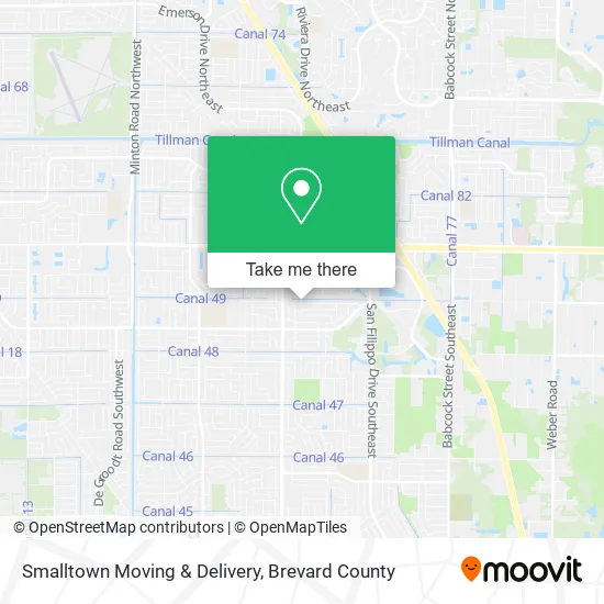 Smalltown Moving & Delivery map