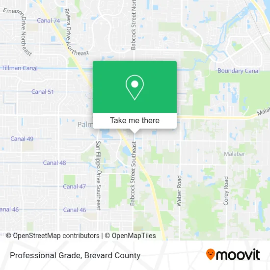Professional Grade map