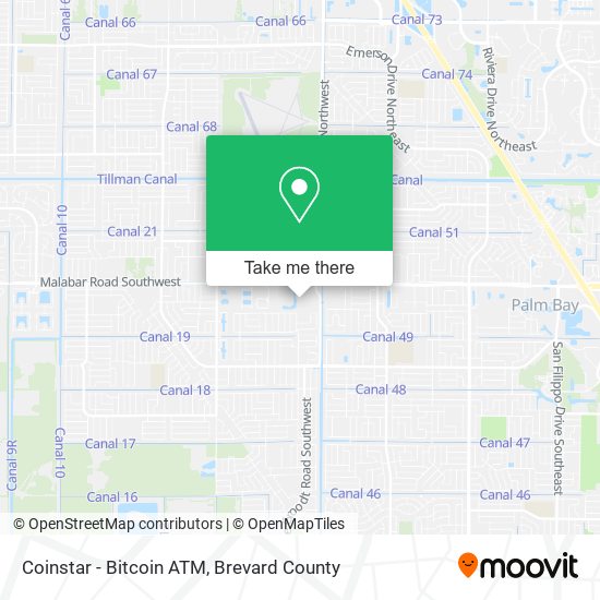 Mapa de Coinstar - Bitcoin ATM