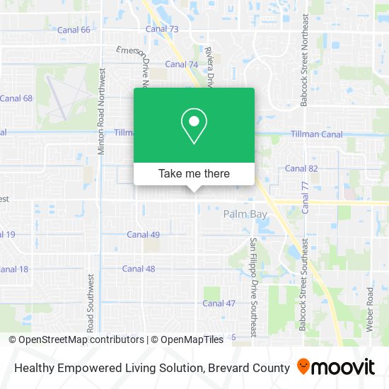 Healthy Empowered Living Solution map