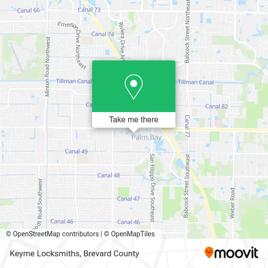 Keyme Locksmiths map