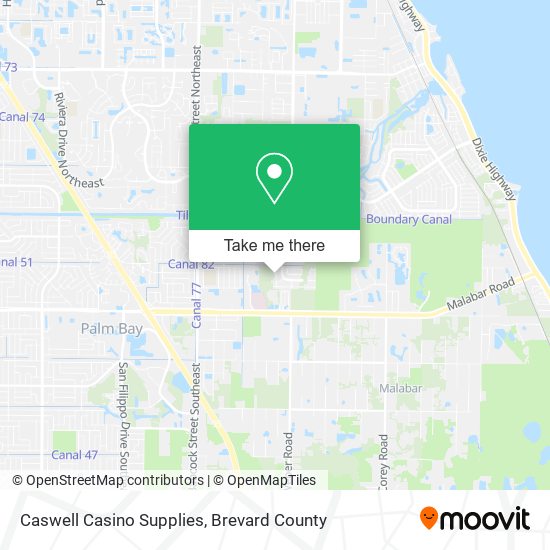 Mapa de Caswell Casino Supplies