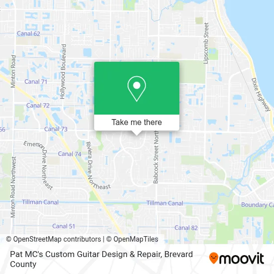 Pat MC's Custom Guitar Design & Repair map