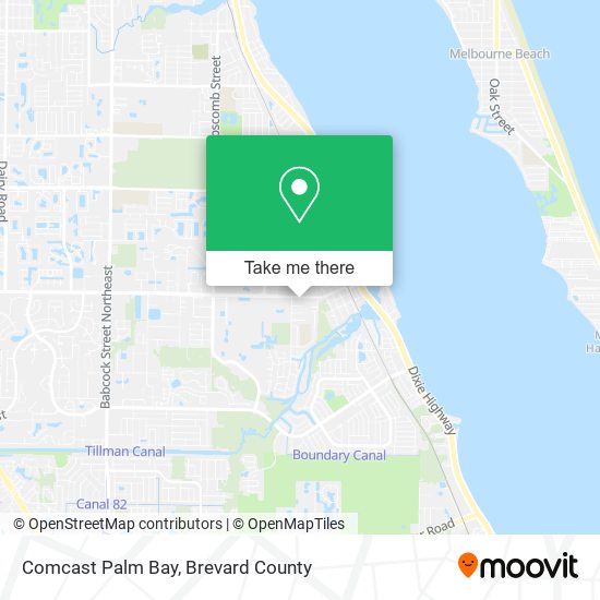 Comcast Palm Bay map