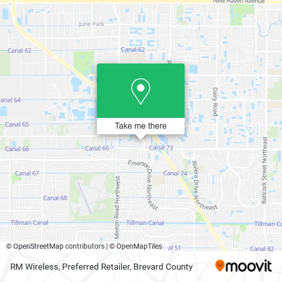 RM Wireless, Preferred Retailer map
