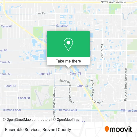 Ensemble Services map