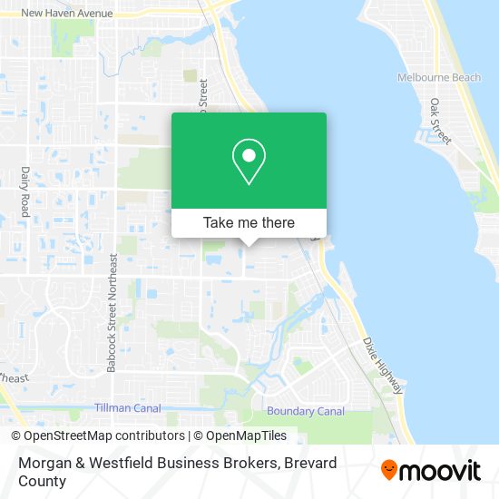 Mapa de Morgan & Westfield Business Brokers