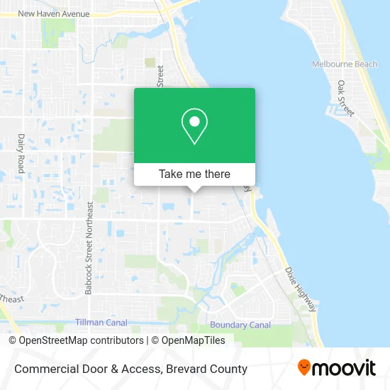 Commercial Door & Access map