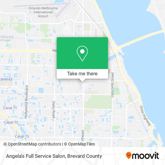 Mapa de Angela's Full Service Salon