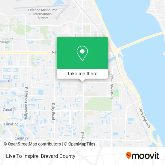 Live To Inspire map