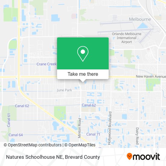 Natures Schoolhouse NE map