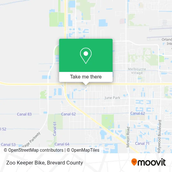 Zoo Keeper Bike map