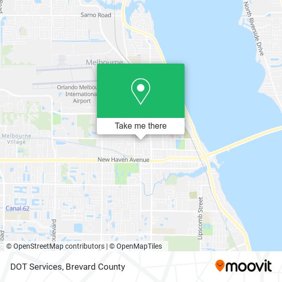 DOT Services map