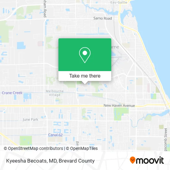 Kyeesha Becoats, MD map