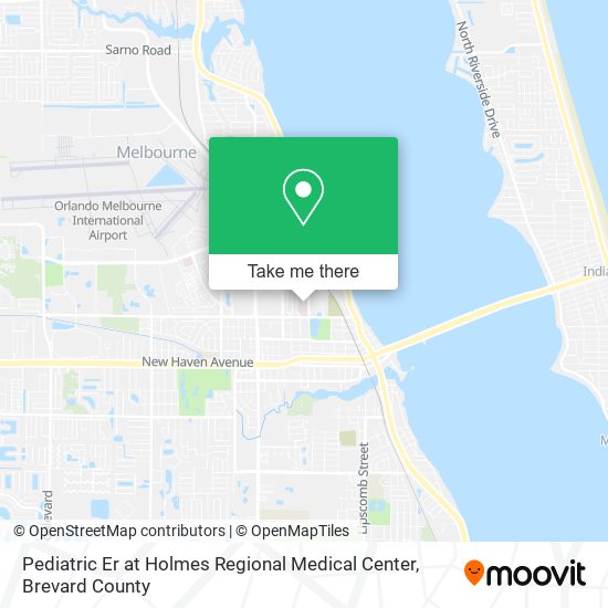 Pediatric Er at Holmes Regional Medical Center map