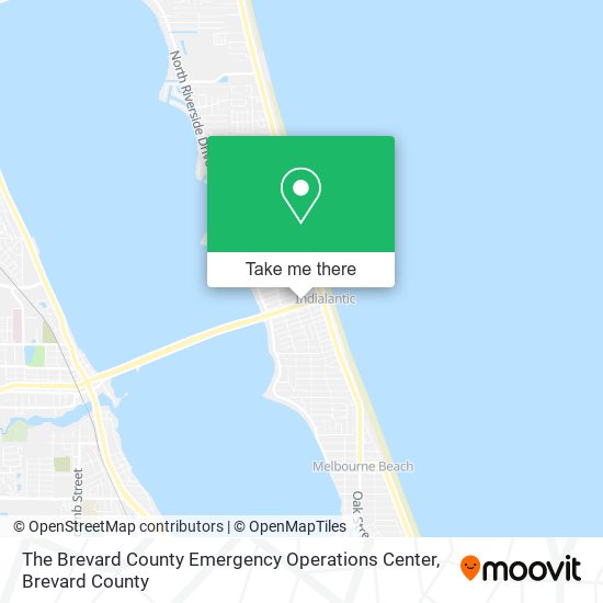 Mapa de The Brevard County Emergency Operations Center