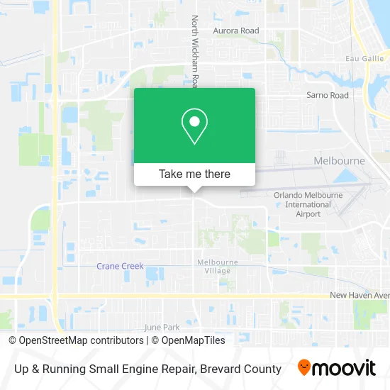 Up & Running Small Engine Repair map