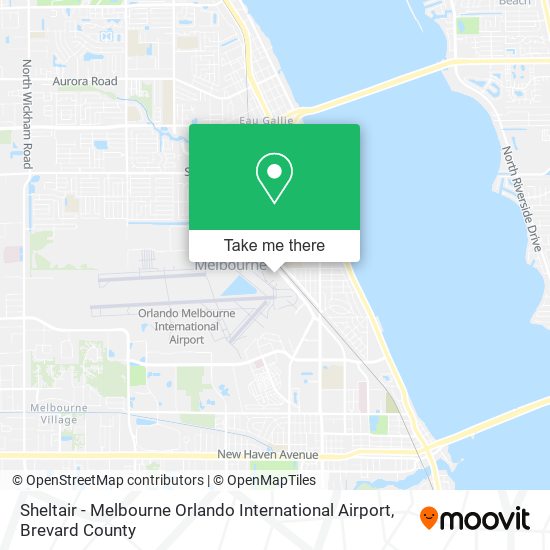 Mapa de Sheltair - Melbourne Orlando International Airport