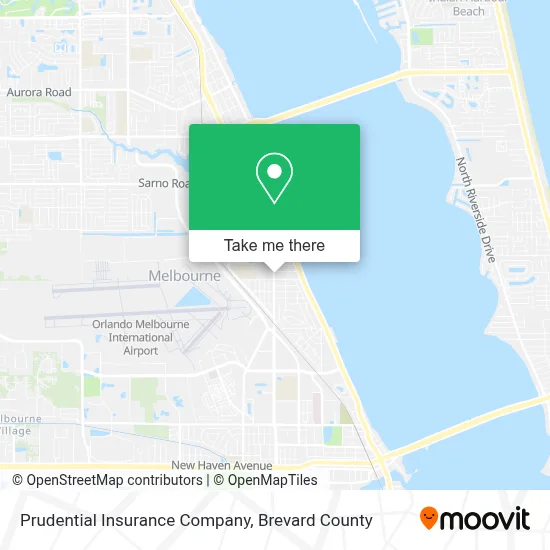Prudential Insurance Company map