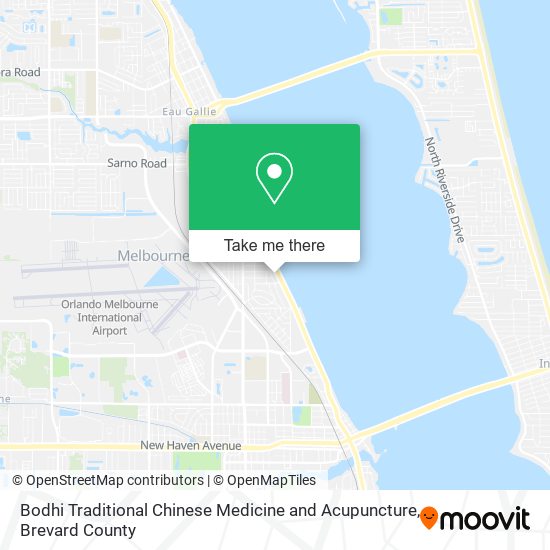 Bodhi Traditional Chinese Medicine and Acupuncture map