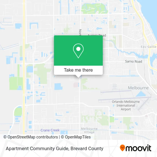 Apartment Community Guide map