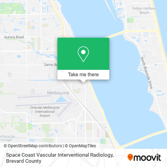 Mapa de Space Coast Vascular Interventional Radiology