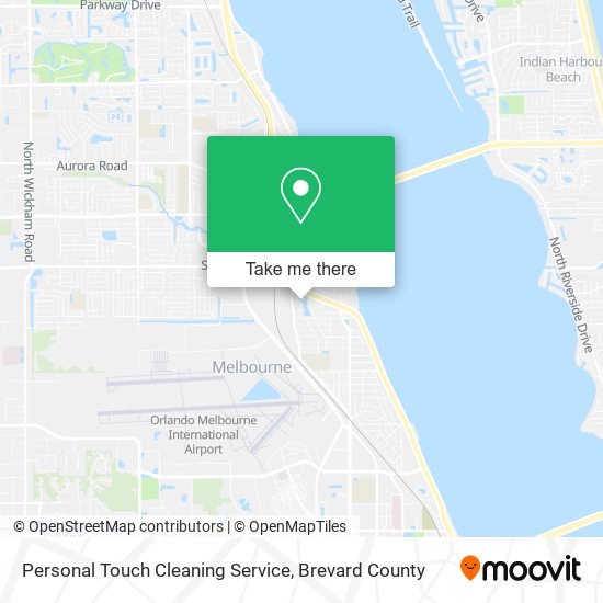 Personal Touch Cleaning Service map