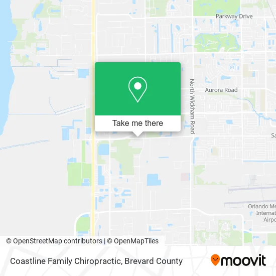 Coastline Family Chiropractic map