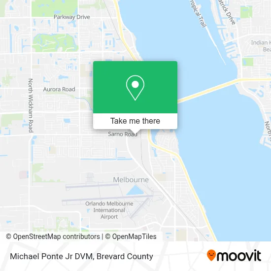 Michael Ponte Jr DVM map