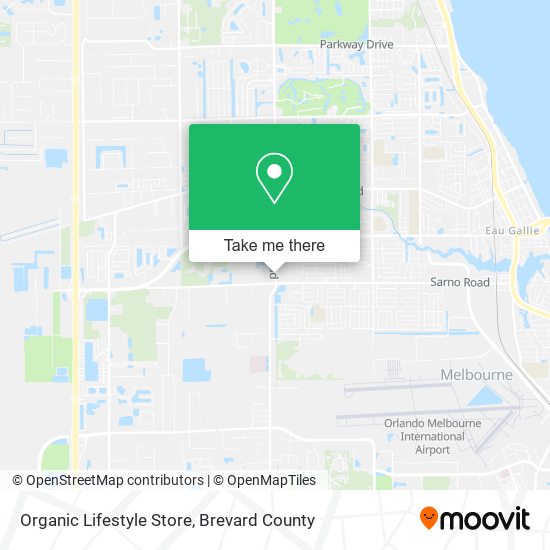 Mapa de Organic Lifestyle Store