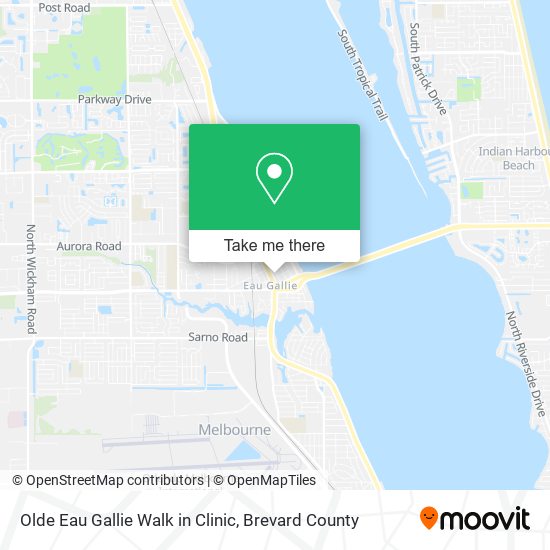 Mapa de Olde Eau Gallie Walk in Clinic